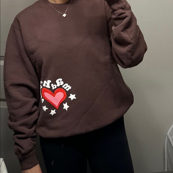 Madhappy | Tops | Madhappy Heartfelt Fleece Crew Neck Brand New With Tags |  Poshmark